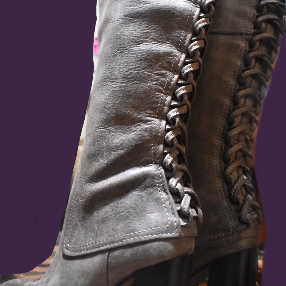 Vince Camuto Tolla Over the Knee Leather Boots - Picture 5 of 8